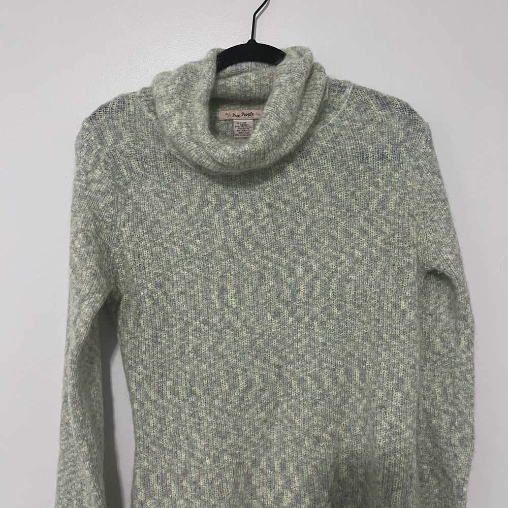 Free People Mohair lightweight pastel sweater